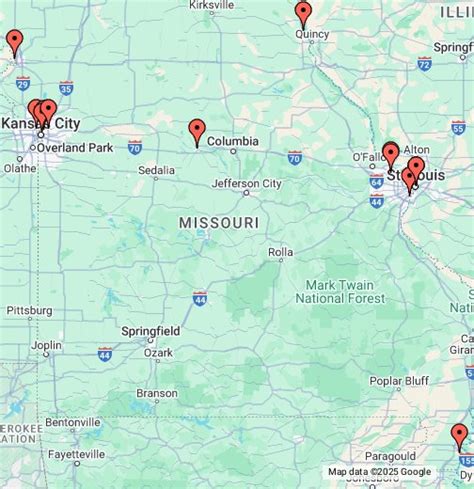 missouri casinos map|springfield mo casinos locations.
